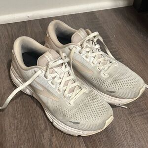 Brooks Cream Athletic Shoes
